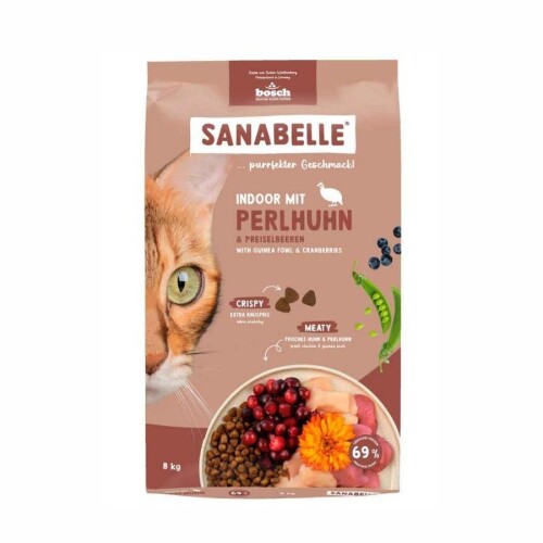 Sanabelle Indoor Gine Tavuklu Yetişkin Kedi Maması 8 kg - 1