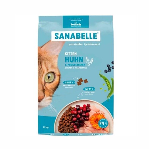 Sanabelle Kitten Tavuklu Yavru Kedi Maması 8 kg - 1