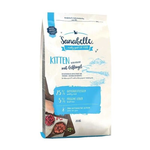 Sanabelle Kitten Yavru ve Emziren Kedi Maması 2 kg - 1