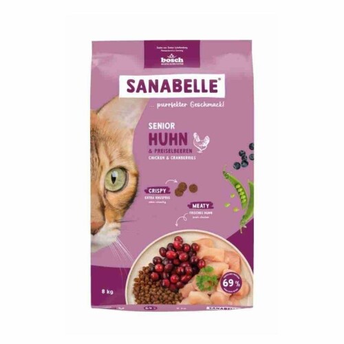 Sanabelle Kümes Hayvanlı Yaşlı Kedi Maması 8 kg - 1
