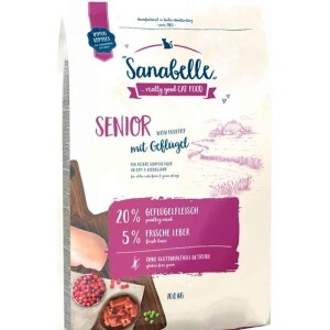Sanabelle Senior Kümes Hayvanlı Tahılsız Yaşlı Kedi Maması 10 Kg - Sanabelle