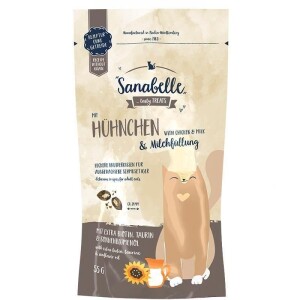 Sanabelle Tavuklu ve Süt Dolgulu Kedi Ödülü 55 Gr - Sanabelle