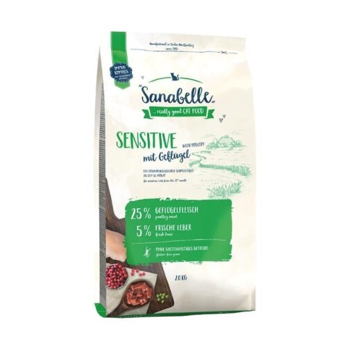 Sanabelle Taze Kümes Hayvanlı Yetişkin Kedi Maması 2 kg - 1