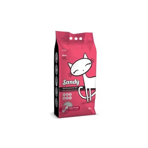 Sandy Bebek Pudralı Topaklanan Bentonit Kedi Kumu 10 lt - Sandy