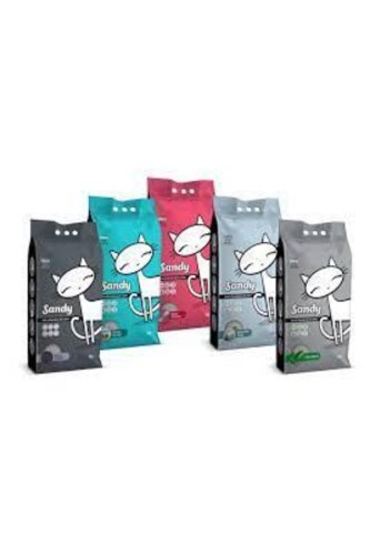 Sandy Uncented Extra Topaklanan Kokusuz Bentonit Kedi Kumu 10 lt - 2