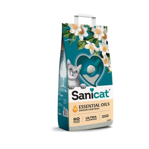Sanicat Essential Oils Yasemin Kokulu Kedi Kumu 10 Kg - 1