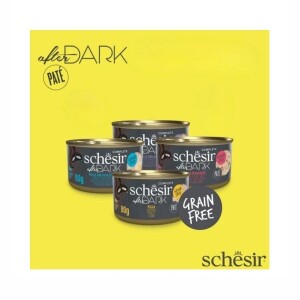 Schesir After Dark Pate Et Suyunda Karışık Lezzetler Yetişkin Kedi Konservesi 80 Gr x 12 Adet - 3