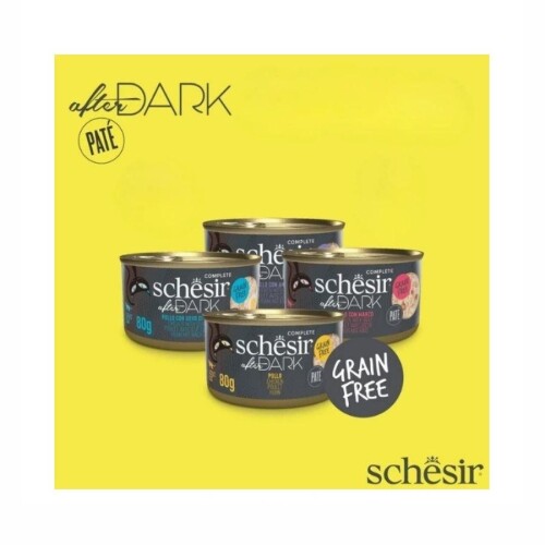 Schesir After Dark Pate Et Suyunda Karışık Lezzetler Yetişkin Kedi Konservesi 80 Gr x 12 Adet - 3