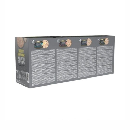Schesir After Dark Pate Et Suyunda Karışık Lezzetler Yetişkin Kedi Konservesi 80 Gr x 12 Adet - 2
