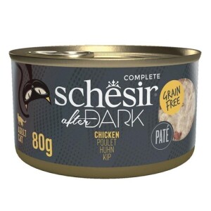 Schesir After Dark Pate Tavuk Etli Tahılsız Yetişkin Kedi Konservesi 80 gr - Schesir