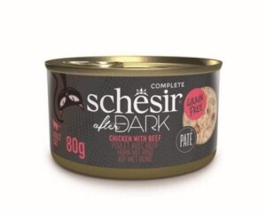 Schesir After Dark Tavuk ve Sığır Etli Suyunda Konserve 80 gr - Schesir