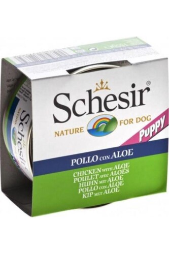 Schesir Jelly Tavuk Fileto ve Aloe Vera Jöle İçinde Yavru Köpek Konservesi 150 gr - 1