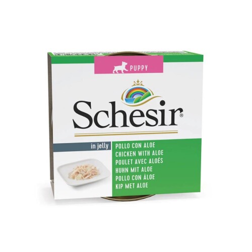 Schesir Jelly Tavuk Fileto ve Aloe Vera Jöle İçinde Yavru Köpek Konservesi 150 gr - 1