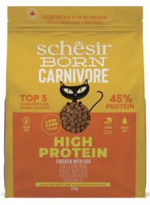 Schesir Born Carnivore Tahılsız Tavuk ve Yumurtalı Yetişkin Kedi Maması 1,25 kg - Schesir