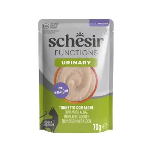 Schesir Functions İdrar Yolu Sağlığı Destekleyici Ton Balıklı Yosunlu Pouch Yetişkin Kedi Konservesi - Schesir