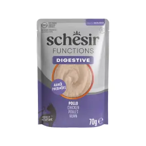 Schesir Functions Sindirim Destekli Tavuklu Pouch Yetişkin Kedi Konservesi - Schesir