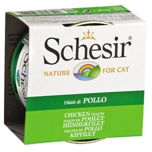Schesir Jel İçinde Tavuk Etli Yetişkin Kedi Konservesi 85 gr - Schesir