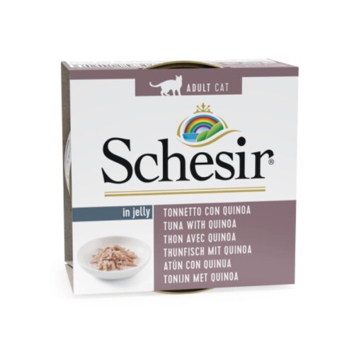 Schesir Jel İçinde Ton Balıklı Kinoalı Tahılsız Kedi Konservesi 85 gr - 1