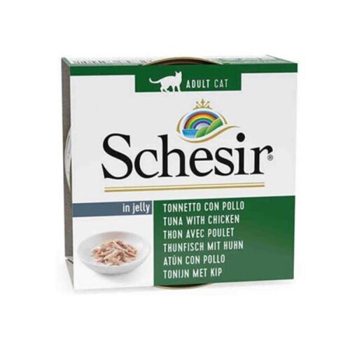 Schesir Jel İçinde Ton Balıklı & Tavuklu Kedi Konservesi 85 gr - 1