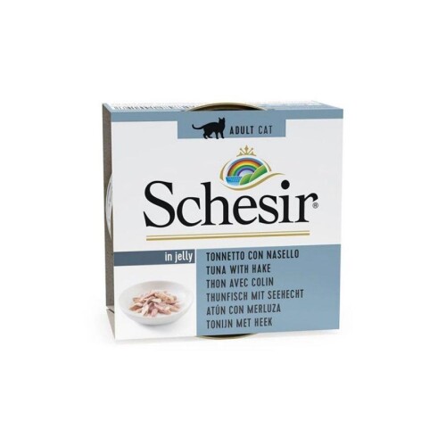 Schesir Jel İçinde Ton ve Barlam Balıklı Kedi Konservesi 85 gr - 1