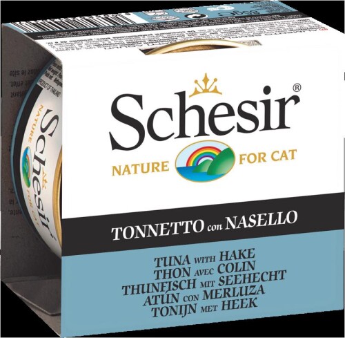 Schesir Jel İçinde Ton ve Barlam Balıklı Kedi Konservesi 85 gr - 1