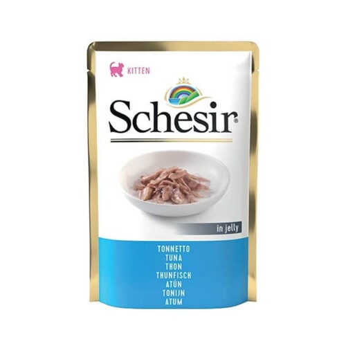 Schesir Jelly Ton Balıklı Pouch Yavru Kedi Konservesi 85 gr - 1