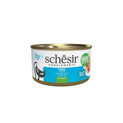 Schesir Jöle İçinde Ton Balıklı Yetişkin Kedi Konservesi 70 gr - 1