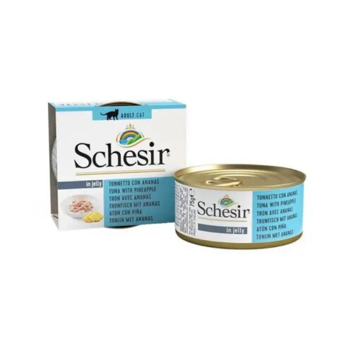 Schesir Nature Ton Balıklı ve Ananaslı Kedi Konservesi 75 gr - 1