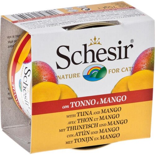 Schesir Nature Ton Balıklı ve Ananaslı Kedi Konservesi 75 gr - 1