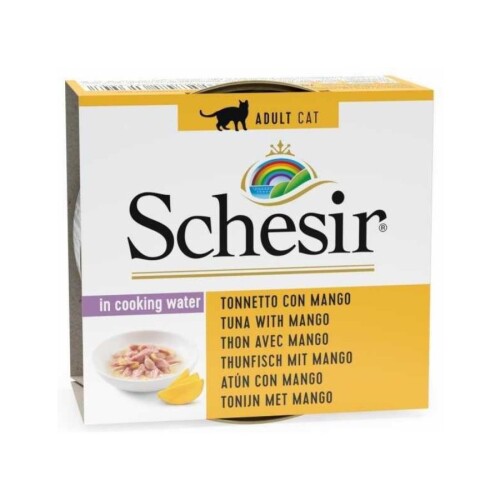 Schesir Nature Ton Balıklı ve Mangolu Kedi Konservesi 75 gr - 1