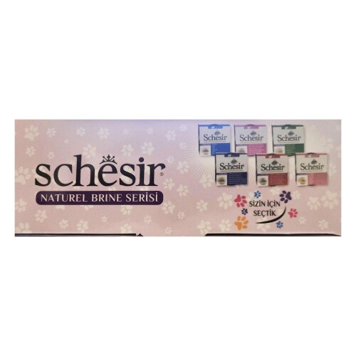 Schesir Naturel Brine Serisi Balıklı ve Tavuklu Yetişkin Kedi Konserve Maması 85 gr (6 AL 5 ÖDE) - 2