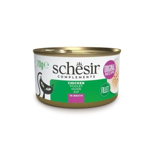 Schesir Pişirme Suyunda Tavuk Filetolu Yetişkin Kedi Konservesi 85 gr - 1
