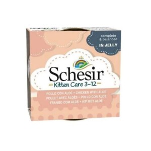 Schesir Kitten Tavuk ve Aloeveralı Yavru Konserve Kedi Maması 85 gr - Schesir