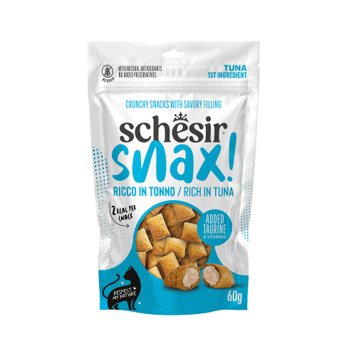 Schesir Snax Ton Balıklı Dolgulu Kedi Ödül Maması 60 Gr - 1