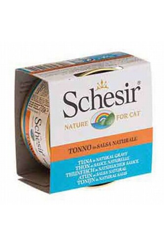 Schesir Soslu Ton Balıklı Tahılsız Yetişkin Kedi Konservesi 70 gr - 1