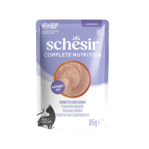 Schesir Tam ve Dengeli Ton Balıklı ve Orfoz Balıklı Mus Kedi Pouch - Schesir