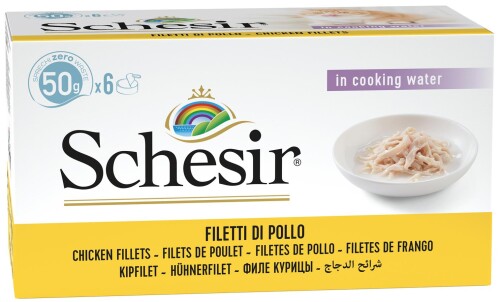 Schesir Pouch Tavuklu Yaş Kedi Konservesi 50 gr (6 AL 5 ÖDE) - 1
