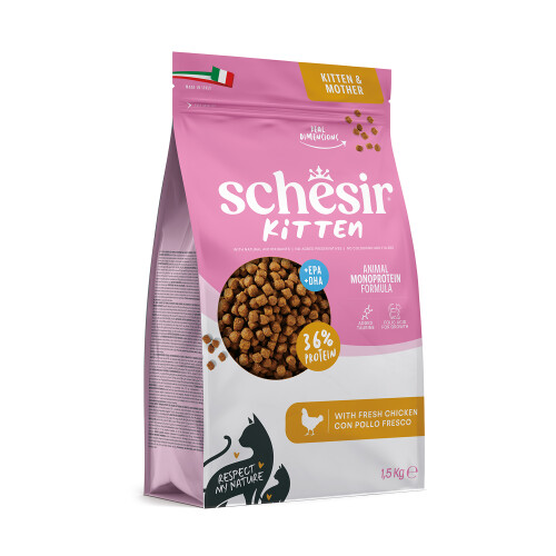 Schesir Kitten Tavuklu Yavru Kedi Maması 1,5 kg - 3