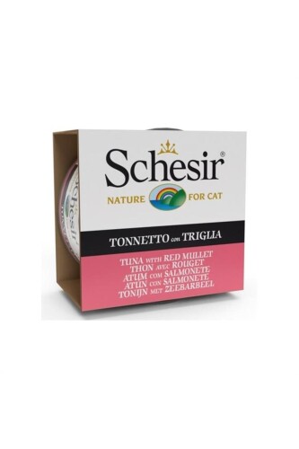 Schesir Pouch Ton Balığı ve Barbunya Balıklı Jöleli Kedi Konservesi 85 gr - 1
