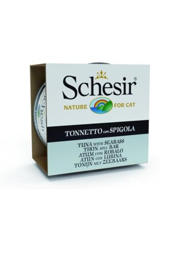 Schesir Ton Balığı ve Levrekli Jöleli Kedi Konservesi 85 gr - 1