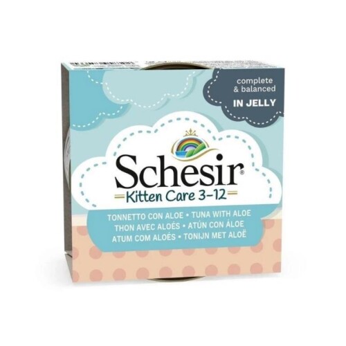 Schesir Ton Balıklı Aloeveralı Yavru Kedi Konservesi 85 gr - 1