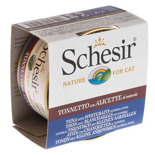 Schesir Yaş Mama Ton ve Ringa Balıklı 85 gr - 1