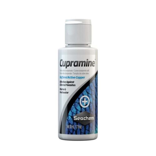 Seachem Cupramine Dış Parazit İlacı 50 Ml - 1