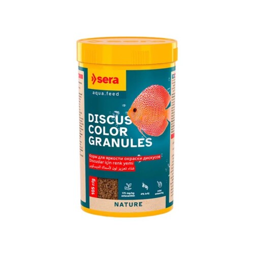 Sera Discus Color Granules Discus Balığı Yemi 250 Ml 105 Gr - 1