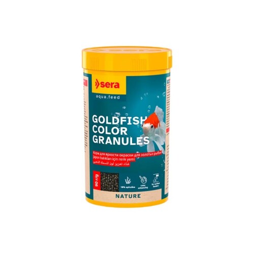 Sera Goldfish Color Granules Japon Balığı Yemi 250 Ml 90 Gr - 1