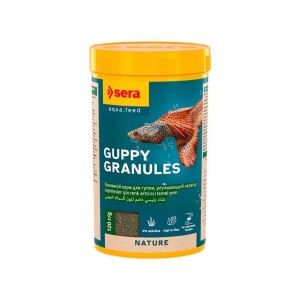 Sera Guppy Granules Lepistes Balığı Yemi 250 Ml 120 Gr - Sera