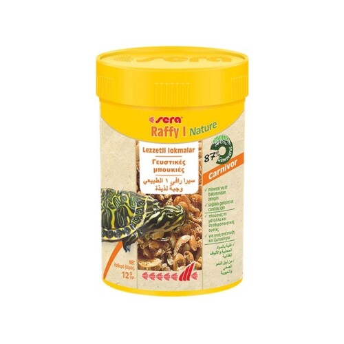 Sera Raffy I Nature Gammarus Lezzetli Lokmalar Kaplumbağa Yemi 100 ml - 1