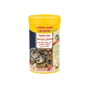 Sera Reptil Carnivor Nature Kaplumbağa ve Sürüngen Yemi 250 Ml 72 Gr - Sera
