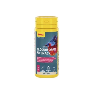 SERA Snack Blood-Worm FD Kan Kurdu Cipsi 50ml 6 Gram - Sera