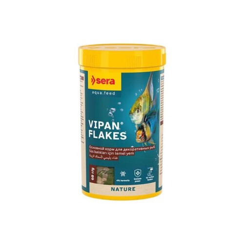 Sera Vipan Flakes Süs Balığı Yemi 250 Ml 60 Gr - 1